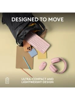 Logitech Pebble Mouse 2 M350s Slim Bluetooth Wireless Mouse, Lightweight, Quiet Clicks - Rose 13 Logitech Pebble Mouse 2 M350s Slim Bluetooth Wireless Mouse, Lightweight, Quiet Clicks - Rose -Digital Station VQ3D7 SQ7 0000000063 PINK SLd3