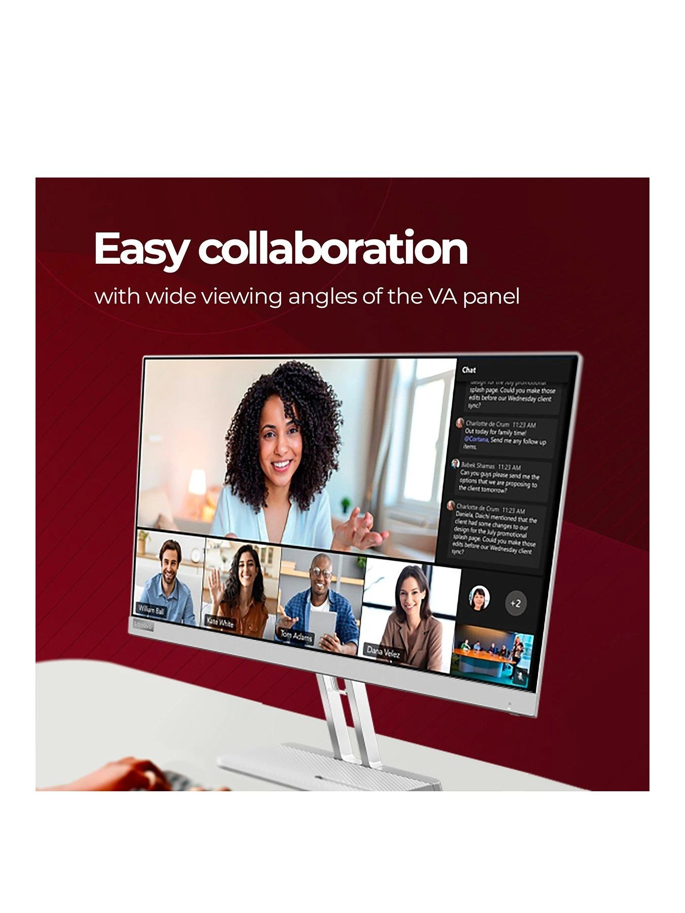 Lenovo L24e-40 Full HD 23.8-inch Monitor 2 Lenovo L24e-40 Full HD 23.8-inch Monitor - Image 2