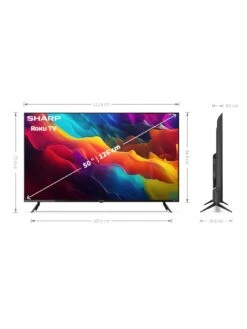 Sharp 50FJ2K, 50-inch, 4K Ultra HD, Roku Smart TV -Digital Station VQSOF SQ5 0000000004 BLACK SLd1