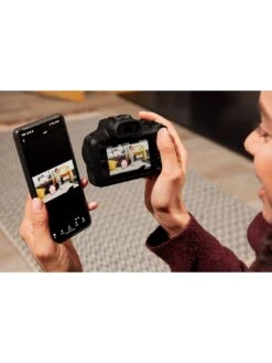 Canon® Canon EOS R100 APS-C Camera Kit Inc RF-S 18-45mm Lens, 32GB SD Card, Additional LP-E17 Battery, Neck Strap & Case -Digital Station VR0J8 SQ6 0000000004 BLACK SLd2