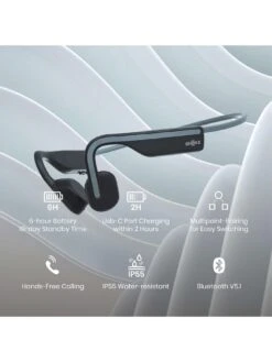 Shokz OpenMove Bone Conduction Headphones -Digital Station VRGA2 SQ6 0000000005 GREY SLd2