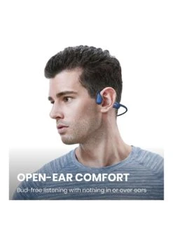 Shokz OpenRun Open-Ear Bone Conduction Wireless Headphones -Digital Station VRGA4 SQ3 0000000020 BLUE SLa