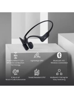 Shokz OpenRun Mini Bone Conduction Wireless Headphones -Digital Station VRGA6 SQ6 0000000004 BLACK SLd2