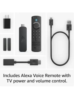 Amazon Fire TV Stick 4K (2nd Gen) -Digital Station VRIUC SQ7 0000000004 BLACK SLd3