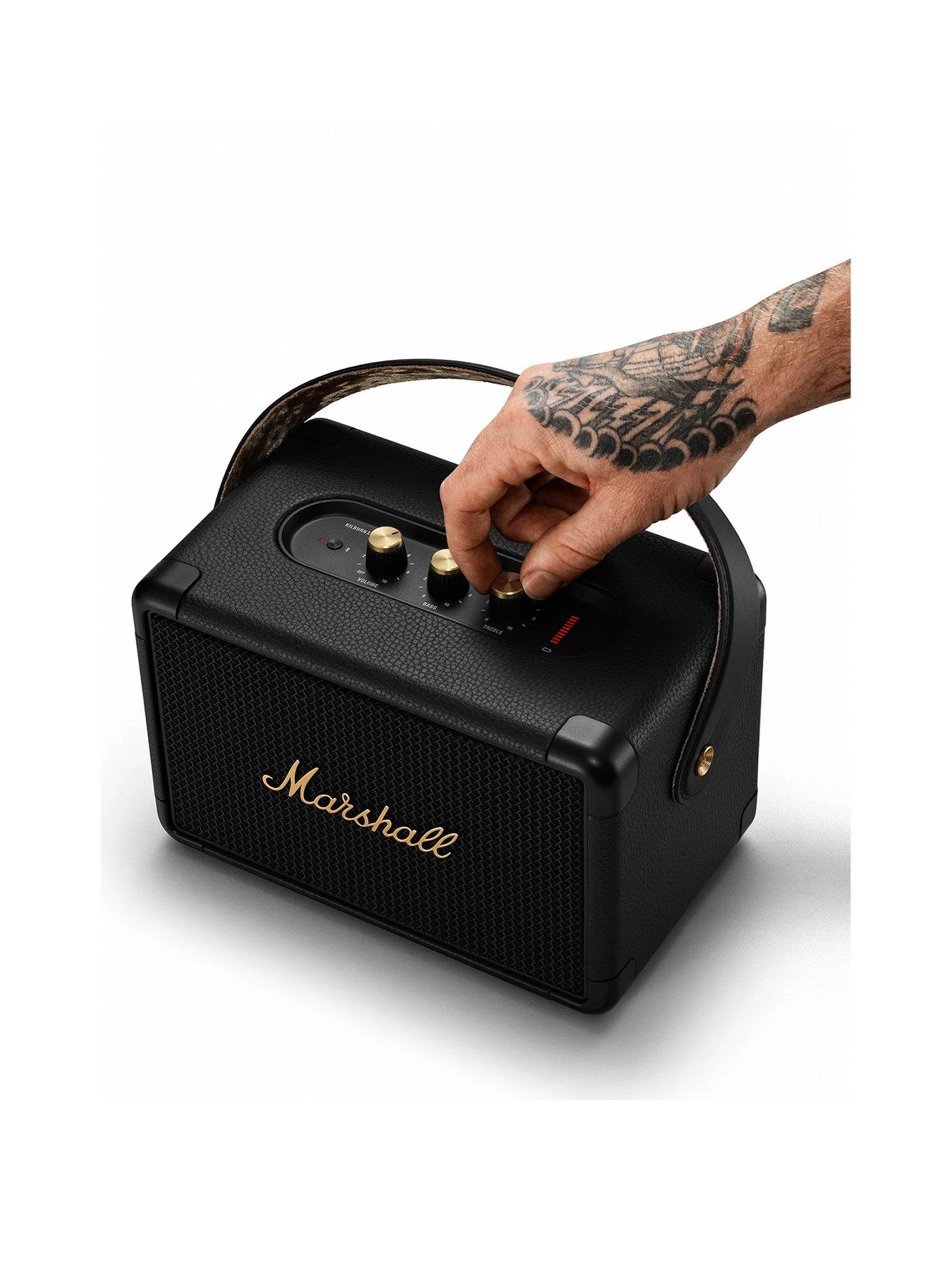 Marshall Kilburn II Bluetooth Speaker - Black & Brass 3 Marshall Kilburn II Bluetooth Speaker - Black & Brass - Image 3