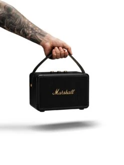 Marshall Kilburn II Bluetooth Speaker - Black & Brass 12 Marshall Kilburn II Bluetooth Speaker - Black & Brass -Digital Station VRLHJ SQ6 0000000004 BLACK SLd2