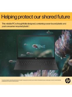 HP 15-fc0018na, AMD Ryzen 3, 4GB RAM 128GB SSD, 15in Laptop - Black With Microsoft M365 Personal (1 Year) & Norton 360 Deluxe 3 Device 1 Year Included -Digital Station VRWBM SQ6 0000000004 BLACK SLd2