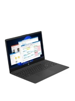 HP 15-fc0016na, AMD Ryzen 7, 8GB RAM 512GB SSD, 15in Laptop - Black With Microsoft M365 Personal (1 Year) & Norton 360 Deluxe 3 Device 1 Year Included -Digital Station VRWBO SQ3 0000000004 BLACK SLa