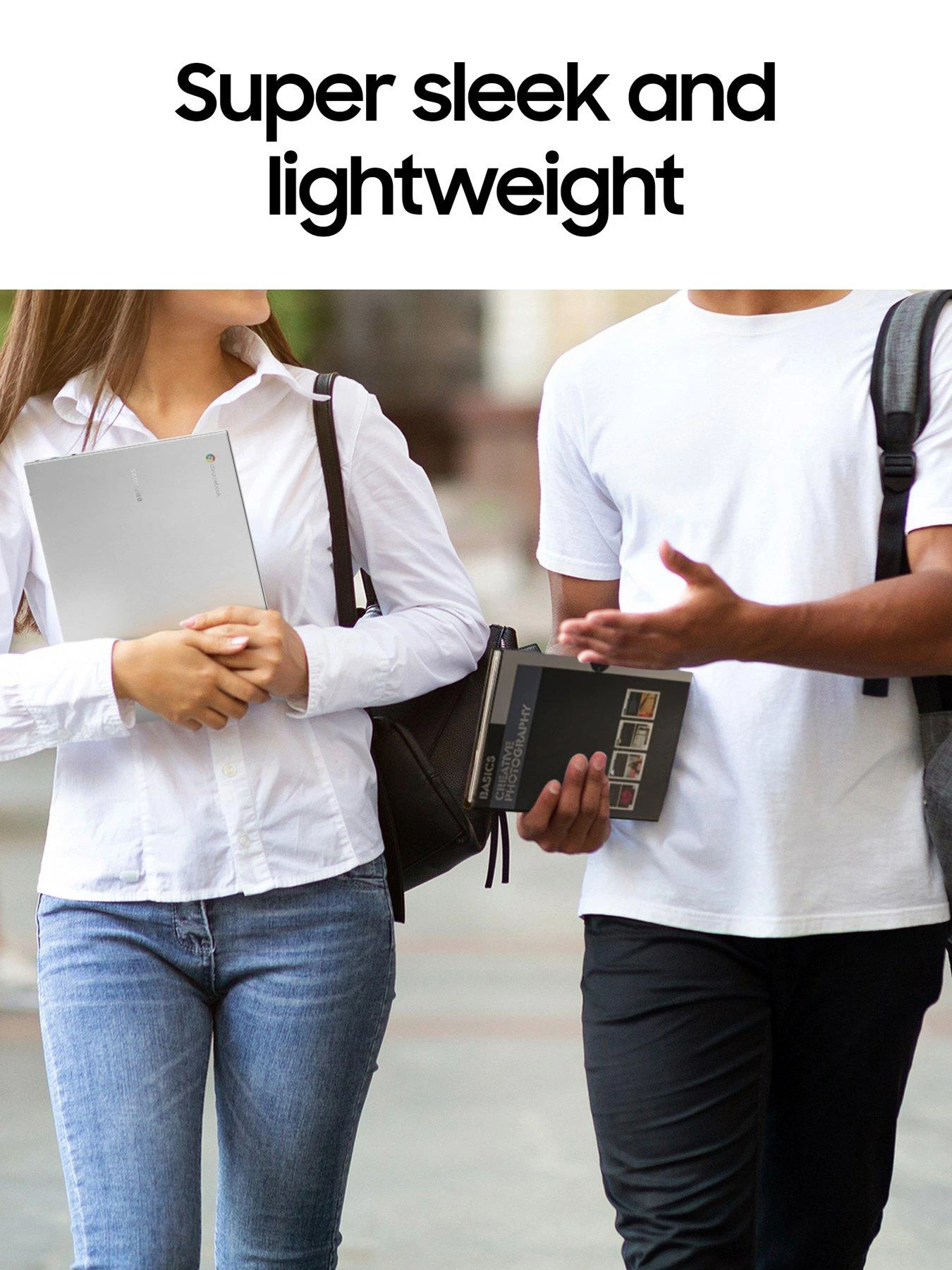 Samsung Chromebook Go Wi-Fi 14-in, Intel® Celeron™ N4500 Processor, 4GB RAM, 32GB Storage - Silver 5 Samsung Chromebook Go Wi-Fi 14-in, Intel® Celeron™ N4500 Processor, 4GB RAM, 32GB Storage - Silver - Image 5