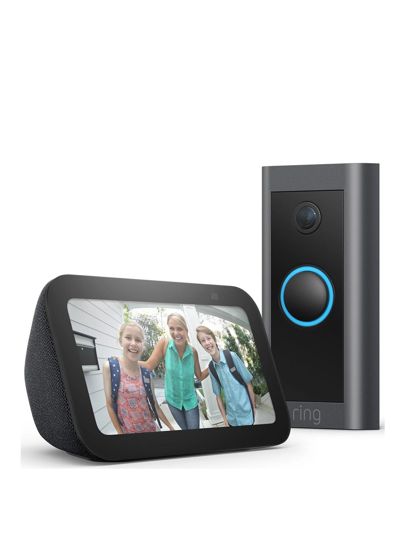 RING Wired Video Doorbell With Amazon Echo Show 5 1 RING Wired Video Doorbell With Amazon Echo Show 5