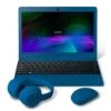 Geo Geobook 110 11.6in 4GB 128GB Windows 11 Blue Laptop, Headset, Mouse And Sleeve Bundle