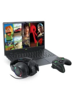 Geo Geobook 140X 14.1in 4GB 128GB UHD Windows 11 Gaming Laptop, Headset And Controller Bundle 9 Geo Geobook 140X 14.1in 4GB 128GB UHD Windows 11 Gaming Laptop, Headset And Controller Bundle -Digital Station VS585 SQ4 0000000004 BLACK SLd