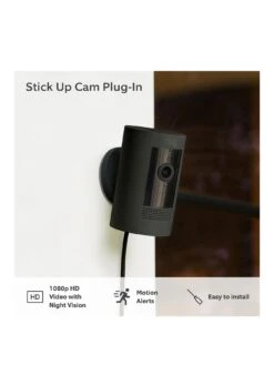 RING Stick Up Camera 9 RING Stick Up Camera -Digital Station VS6F7 SQ3 0000000004 BLACK SLa