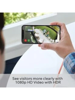 RING Spotlight Camera Pro - Battery -Digital Station VS6FG SQ4 0000000013 WHITE SLd