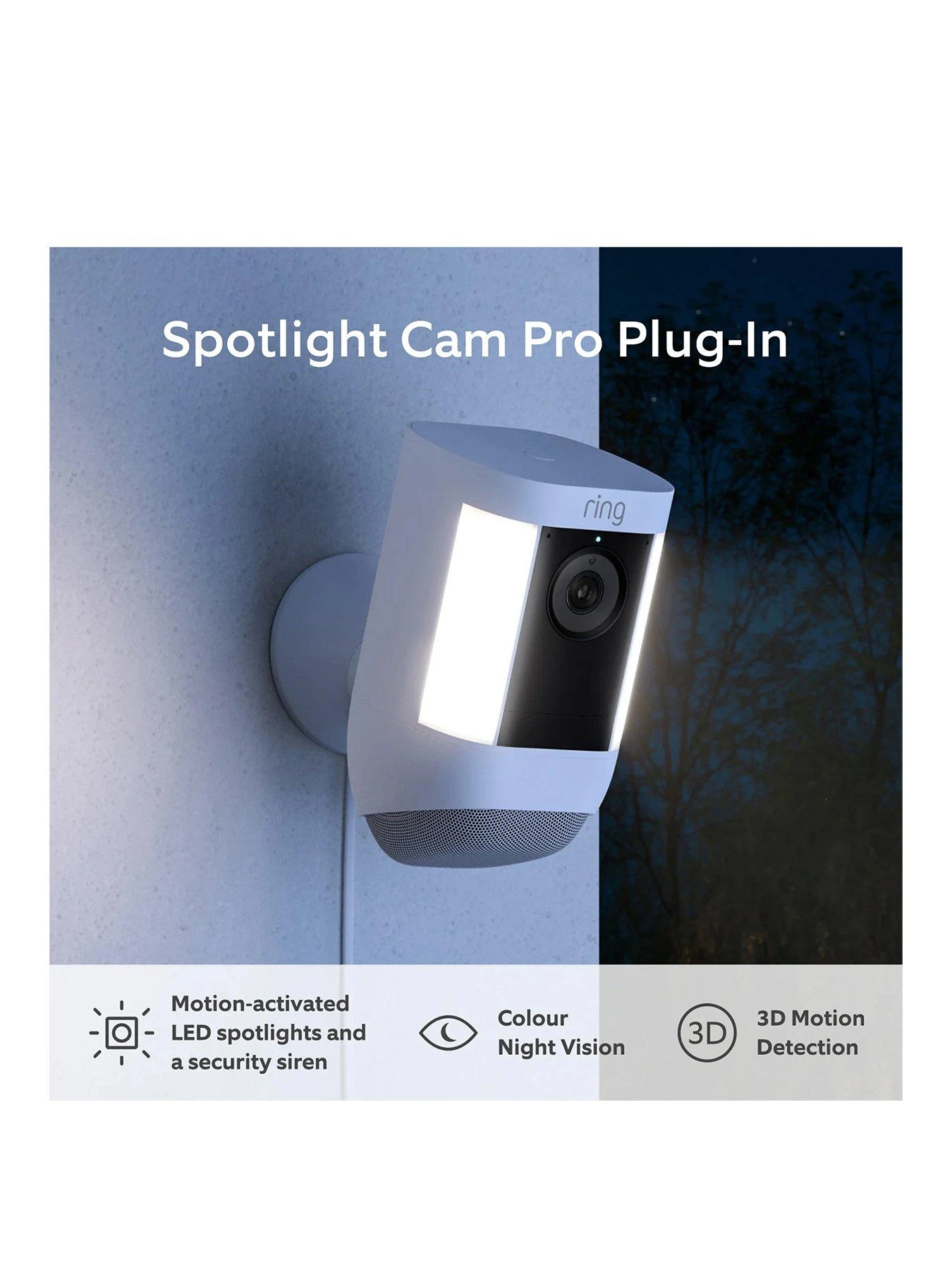 RING Spotlight Camera Pro - Plug-in 2 RING Spotlight Camera Pro - Plug-in - Image 2