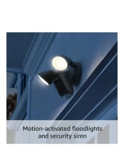 RING Floodlight Cam Wired Plus -Digital Station VS6FN SQ3 0000000004 BLACK SLa