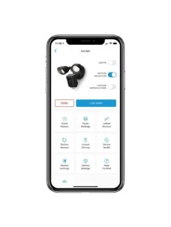 RING Floodlight Cam Wired Plus -Digital Station VS6FN SQ6 0000000004 BLACK SLd2