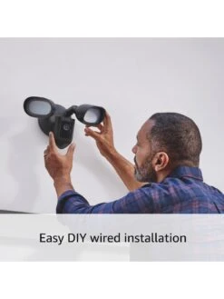 RING Floodlight Cam Wired Pro -Digital Station VS6FP SQ4 0000000004 BLACK SLd