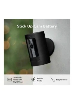 RING Stick Up Camera Battery (Gen 3) -Digital Station VS6FS SQ3 0000000004 BLACK SLa