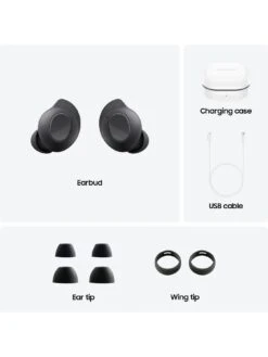 Samsung Galaxy Buds FE – Graphite - True Wireless Earphones 13 Samsung Galaxy Buds FE – Graphite - True Wireless Earphones -Digital Station VS8RR SQ7 0000000527 GRAPHITE SLd3