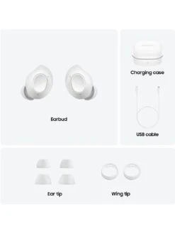 Samsung Galaxy Buds FE – White - True Wireless Earphones   -Digital Station VS8RS SQ7 0000000013 WHITE SLd3