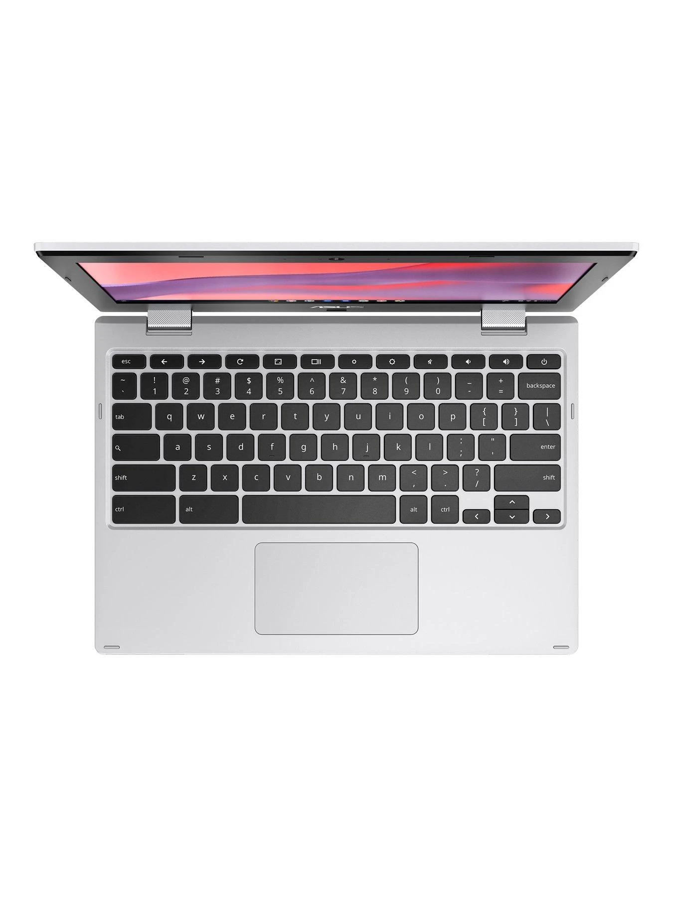 Asus Asus Chromebook, Intel Celeron N4500, 4GB RAM 64eMMC, 11.6in HD Laptop - Silver 4 Asus Asus Chromebook, Intel Celeron N4500, 4GB RAM 64eMMC, 11.6in HD Laptop - Silver - Image 4