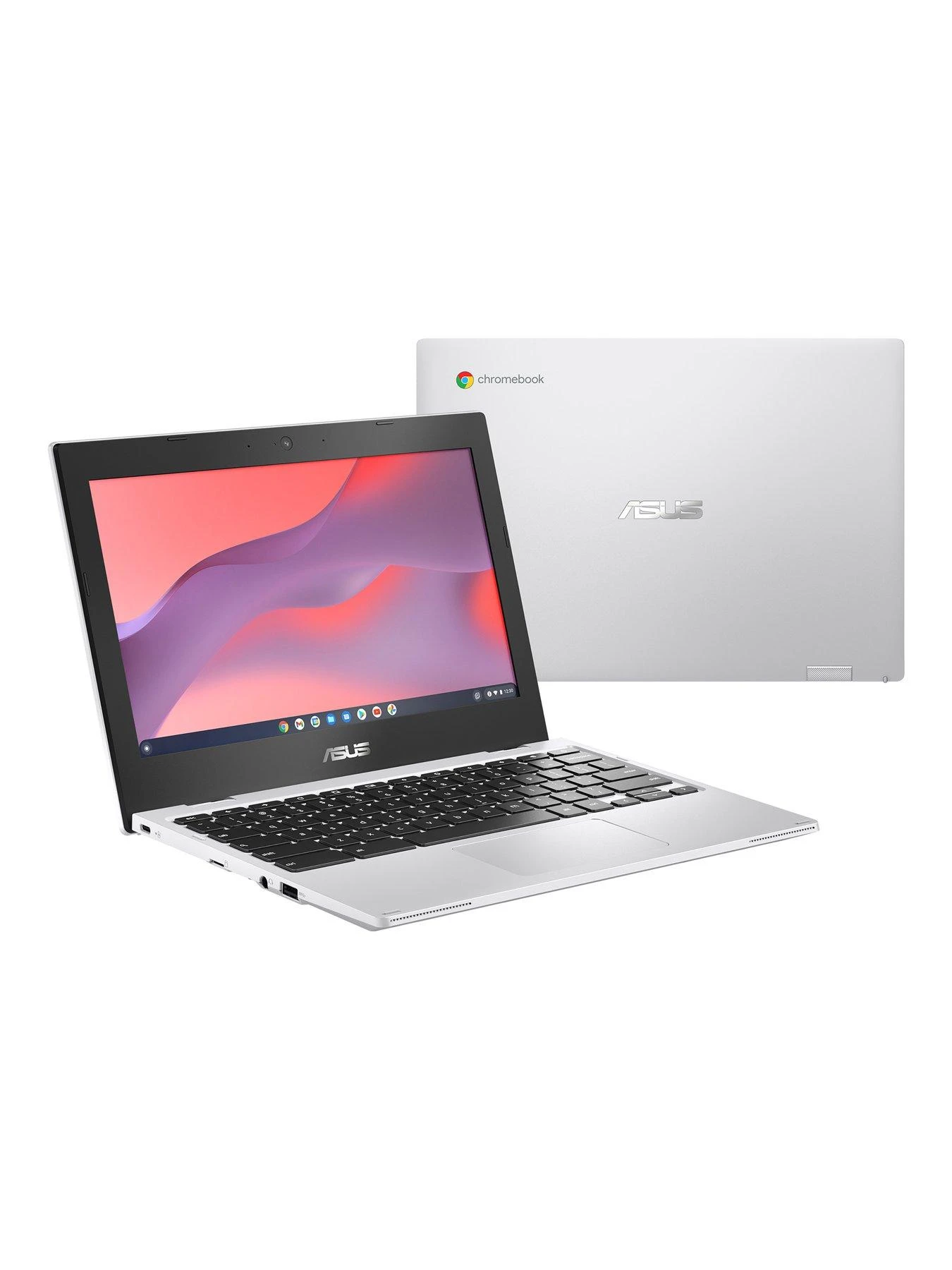 Asus Asus Chromebook, Intel Celeron N4500, 4GB RAM 64eMMC, 11.6in HD Laptop - Silver 7 Asus Asus Chromebook, Intel Celeron N4500, 4GB RAM 64eMMC, 11.6in HD Laptop - Silver - Image 7