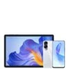 Honor Honor 90 Lite 5G (8GB RAM, 256G Storage,  Titanium Silver With Honor Pad X8 10.1in Tablet (4GB RAM, 64GB Storage, Blue)
